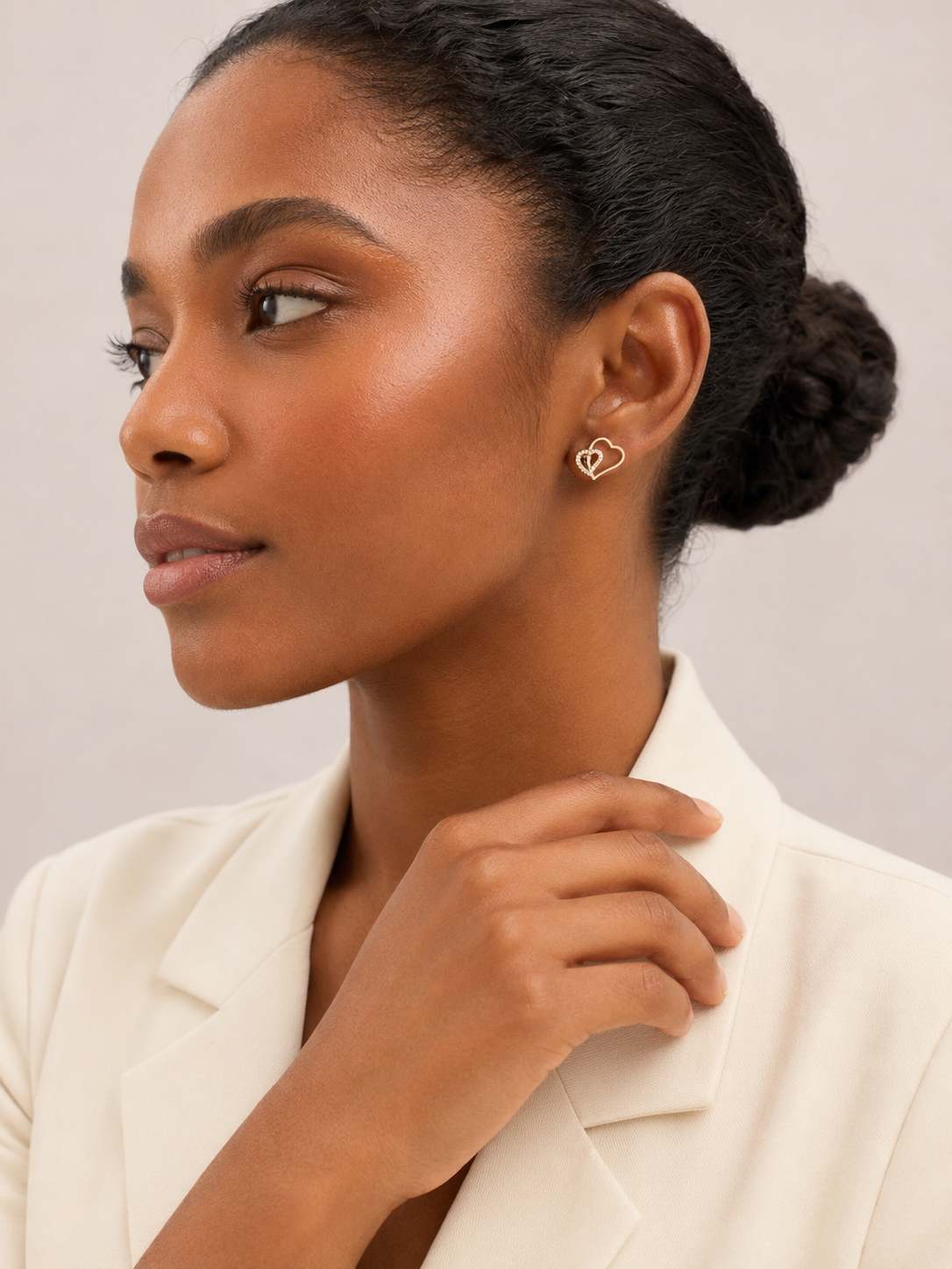 Open Heart Studs