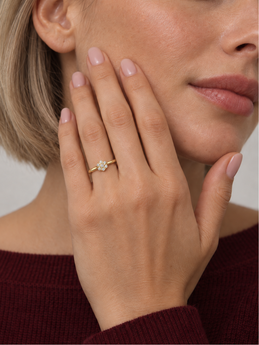Flower Cluster Ring