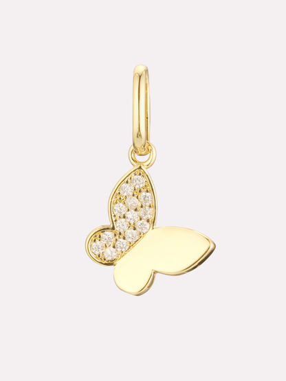 Pavé Butterfly Pendant
