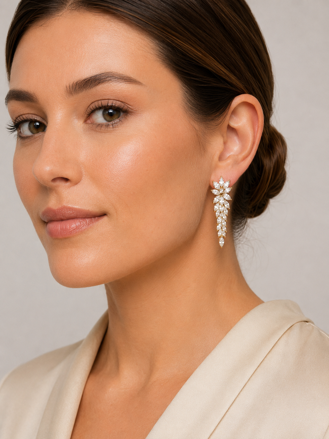 Marquise Leaf ST Earrings
