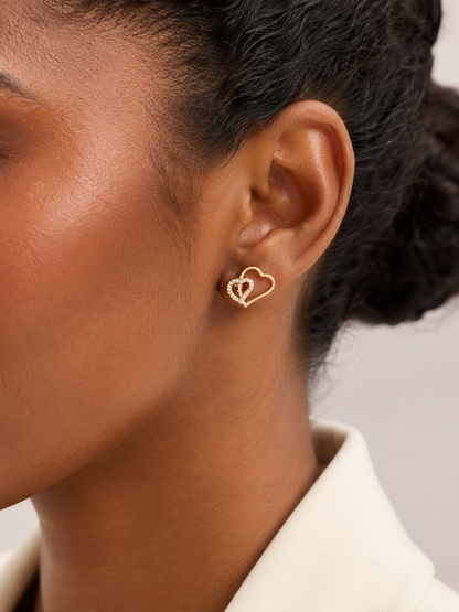 Open Heart Studs