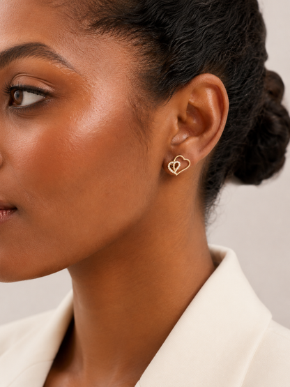 Open Heart Studs