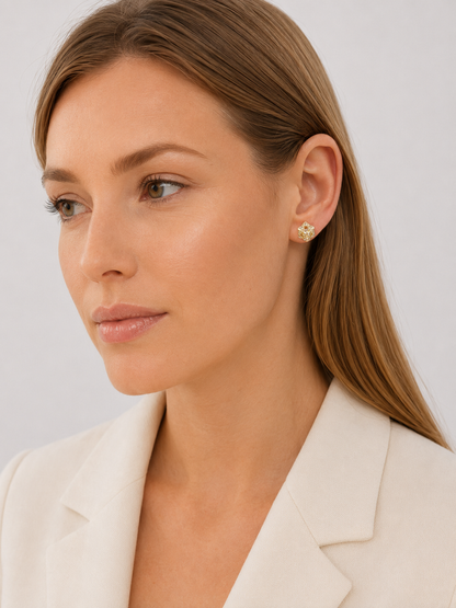 Heart Cluster Studs