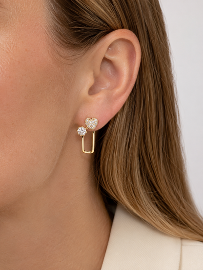 Heart Ear Jackets
